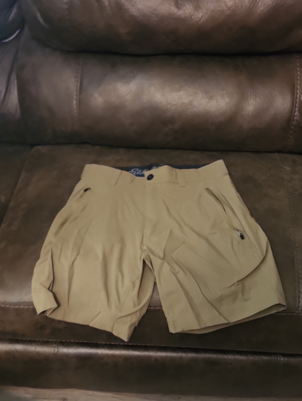 Eddie Bauer Tan Performance Hybrid Shorts